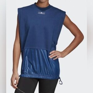 Stella McCartney x Adidas Sweatshirt Vest Blue Size Medium